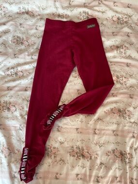 Matilda Jane Burgundy Leggings
